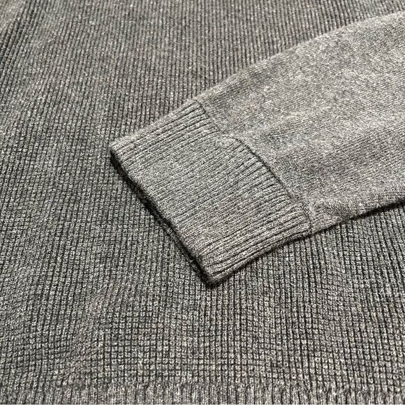 Michael Kors Men's Sweater Grey Cotton Pullover with zipper XL - Picture 5 of 8